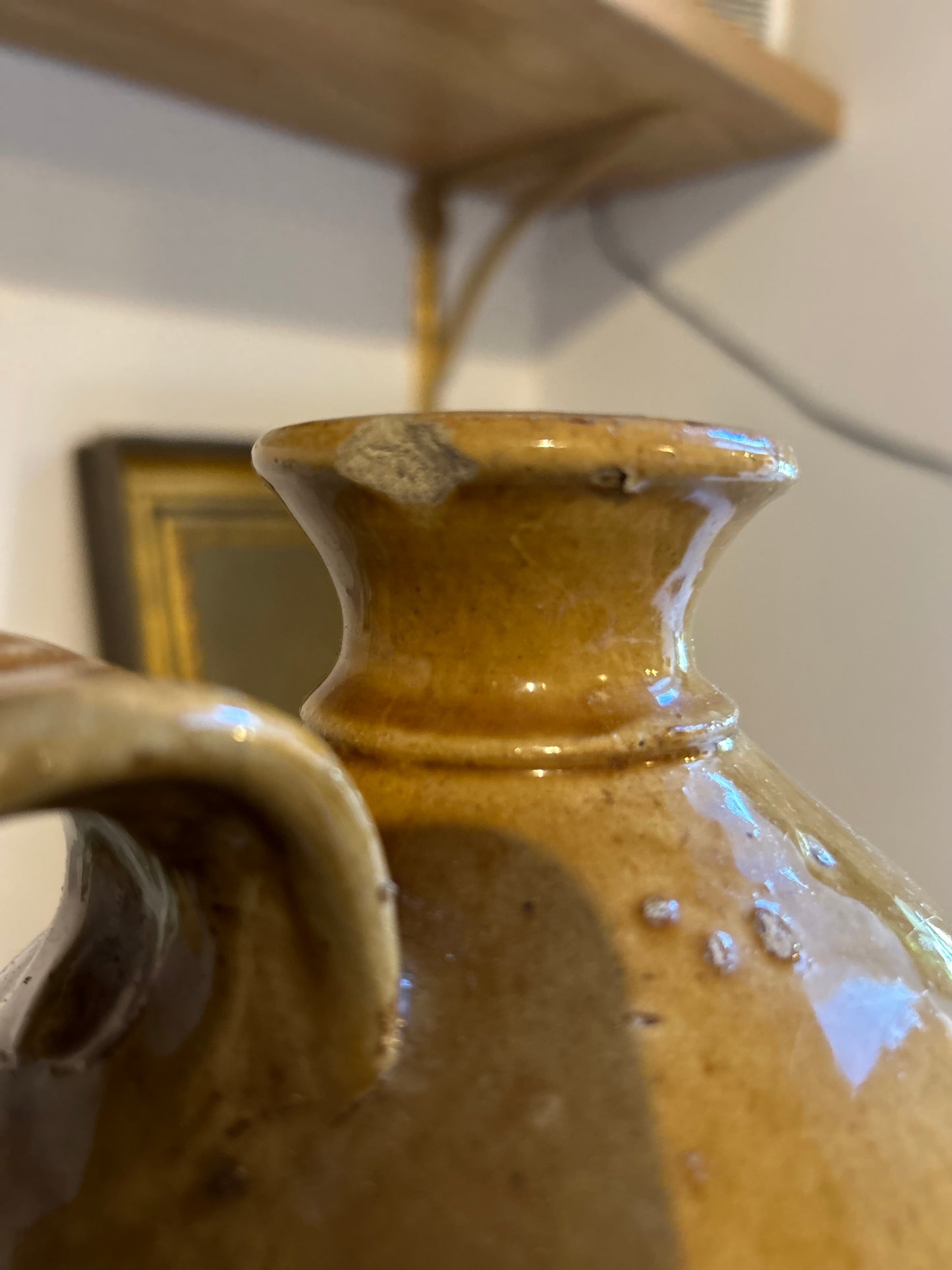Large Stoneware Flagon