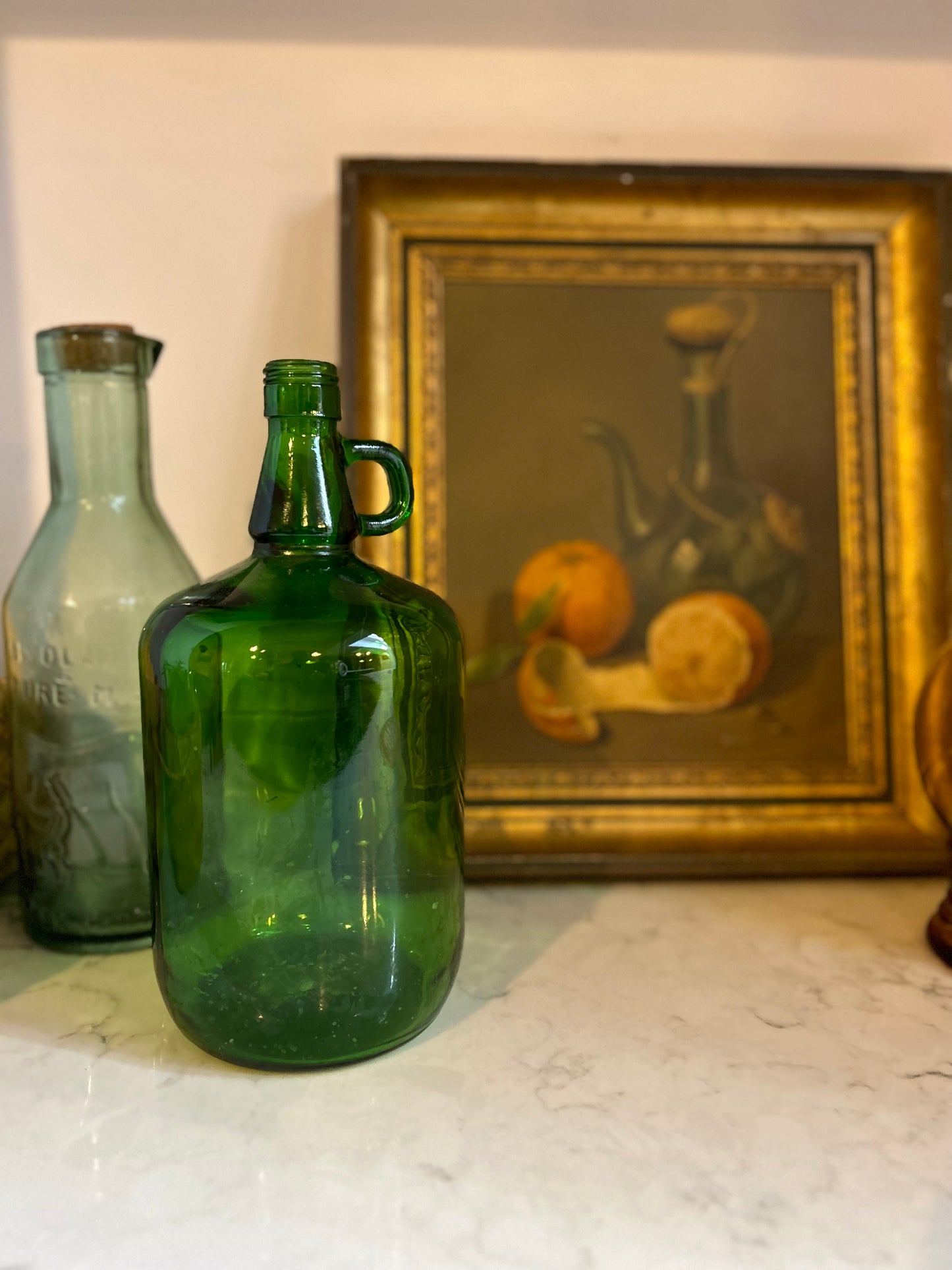 Green Glass Demijohn
