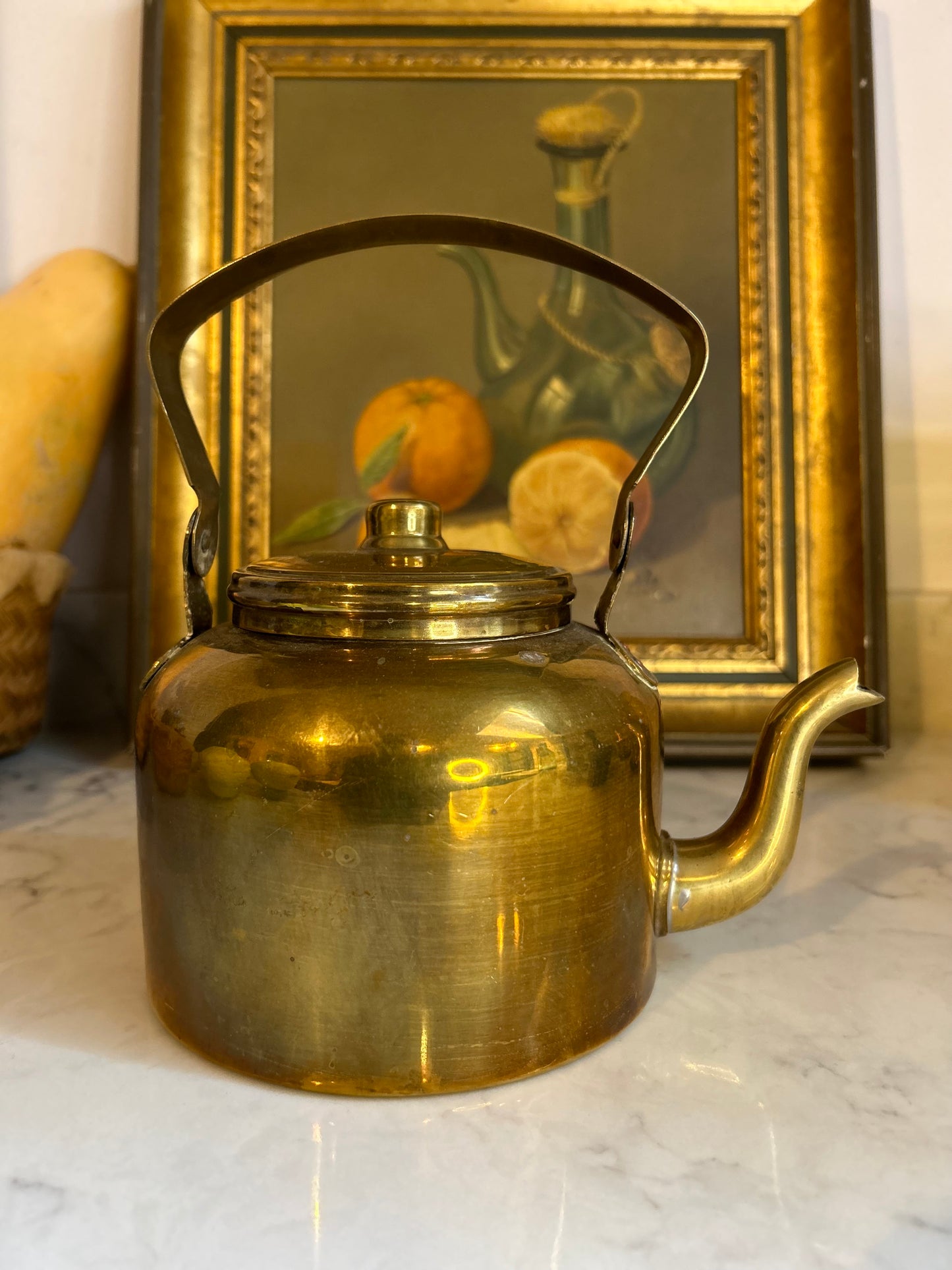 Vintage Brass Kettle