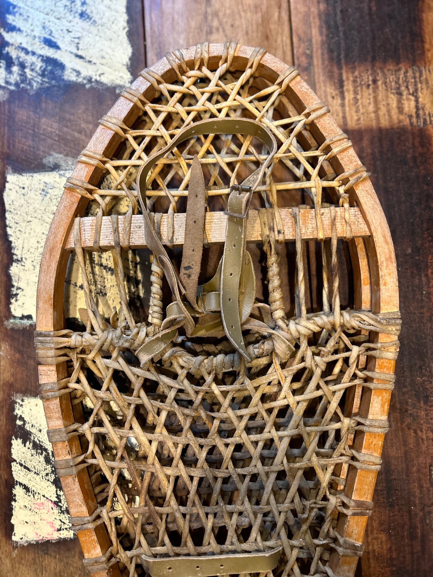 Traditional Raw Hide Snow Shoes