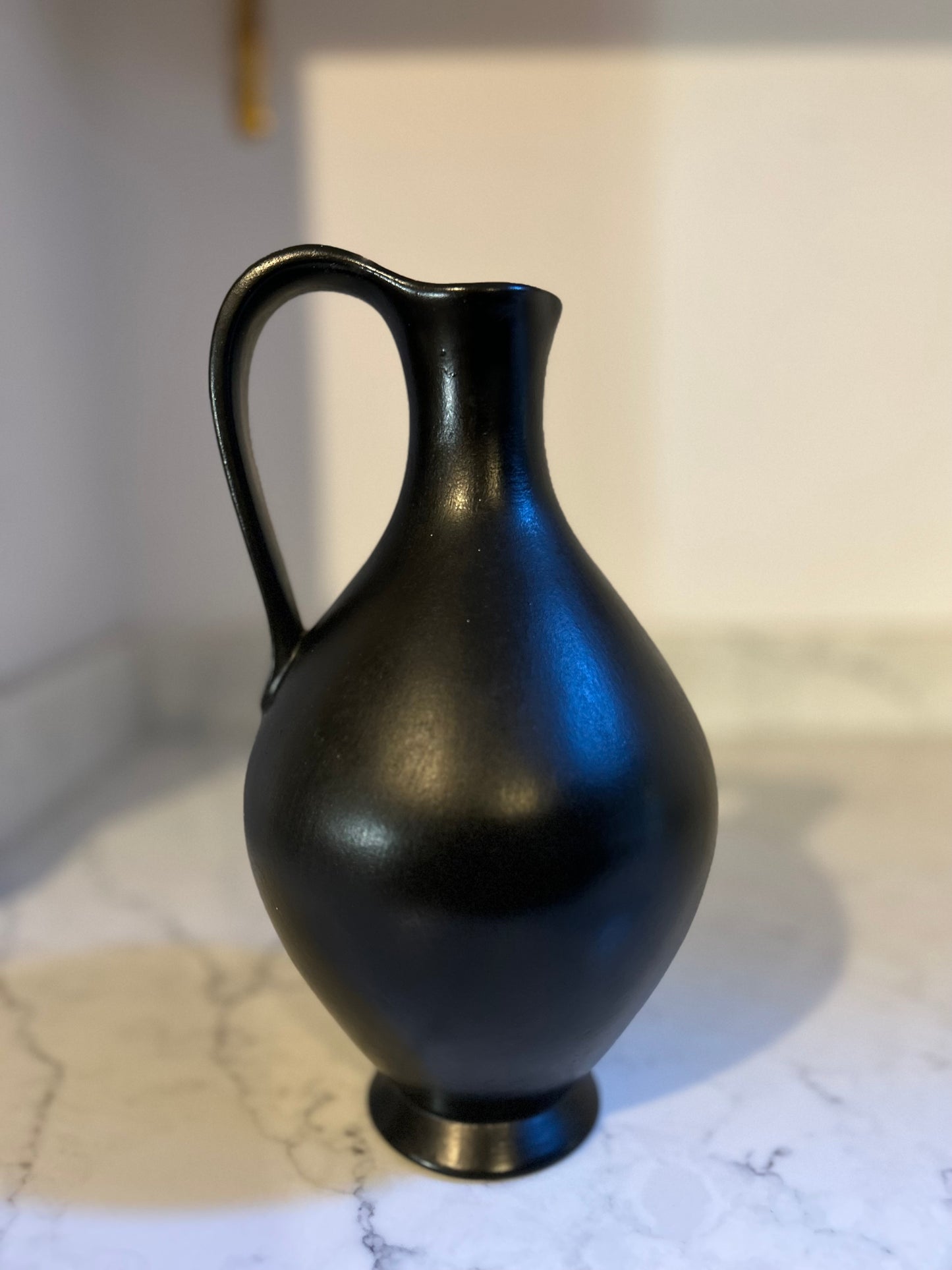 Vintage Black Vase by Gmundner Keramik of Austria 2613 -3