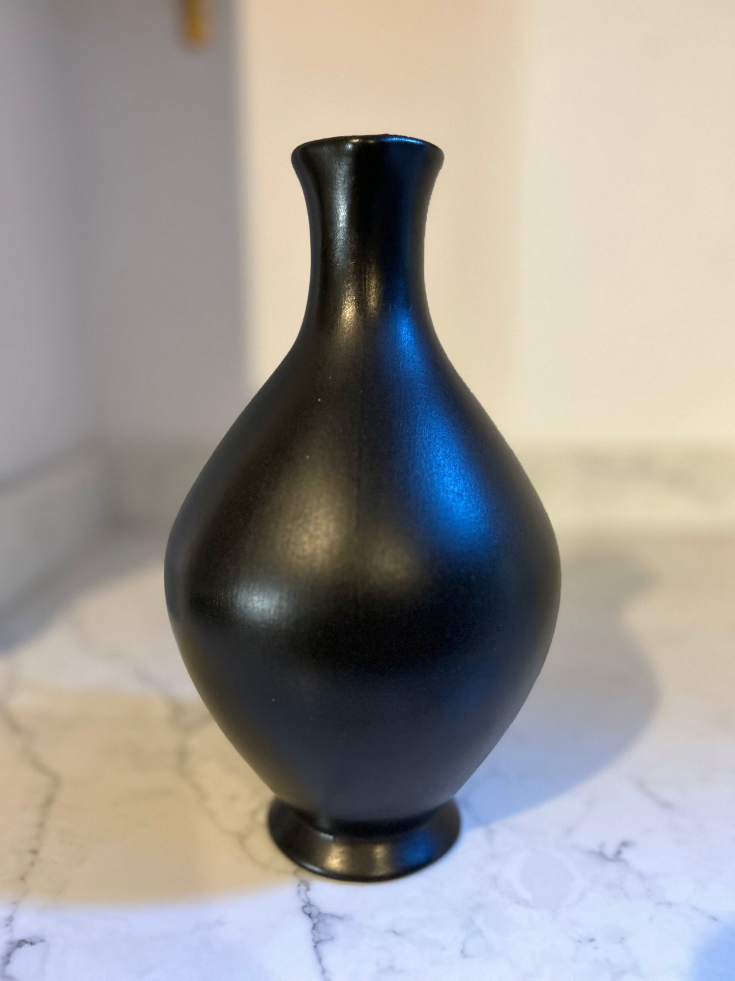 Vintage Black Vase by Gmundner Keramik of Austria 2613 -3