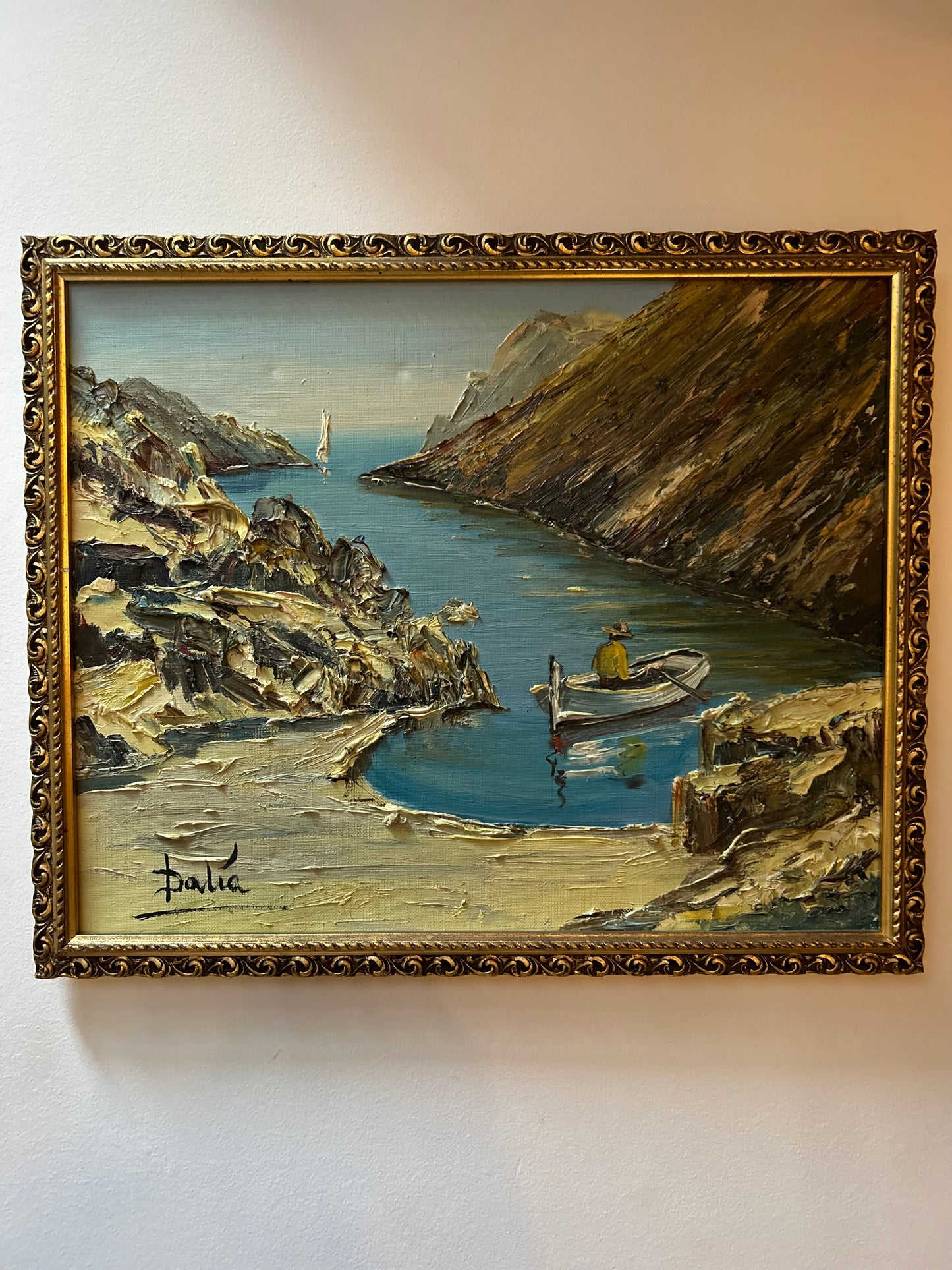 Signed - 20th Century Framed Oil on Canvas - Dalia