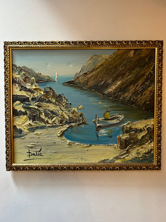 Signed - 20th Century Framed Oil on Canvas - Dalia